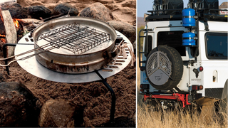 This Sweet Space-Saving Barbecue Fits Inside Your Spare Tire